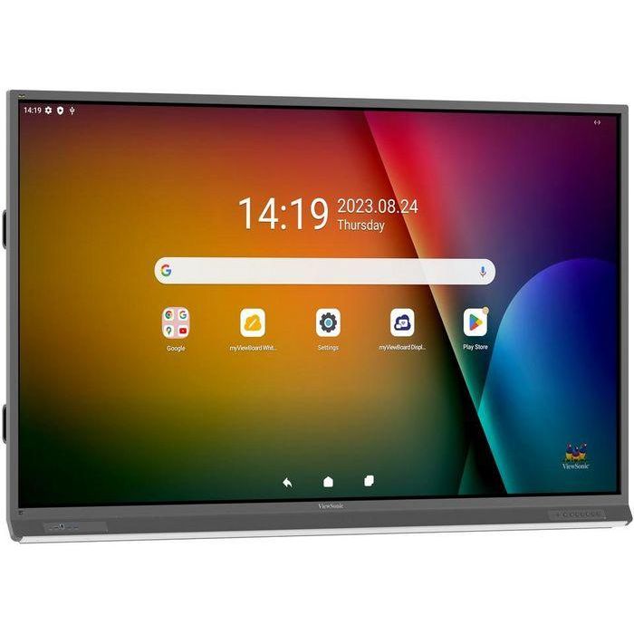 ViewSonic IFP8652-2F, 86" Multi-Point Touch (40 poinits), 4K UHD (3840 x 2160), 16:9, 450 nits, 4,000:1 contrast, 7H, 8G RAM/64G Storage, OPSx1 9 ViewSonic IFP8652-2F, 86" Multi-Point Touch (40 poinits), 4K UHD (3840 x 2160), 16:9, 450 nits, 4,000:1 contrast, 7H, 8G RAM/64G Storage, OPSx1 9