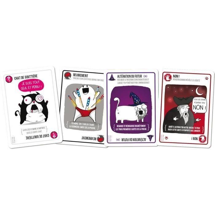 Juego de fiesta - ASMODEE - Exploding Kittens: Festive Edition - Para adultos - Duración 15 min 3 Juego de fiesta - ASMODEE - Exploding Kittens: Festive Edition - Para adultos - Duración 15 min 3