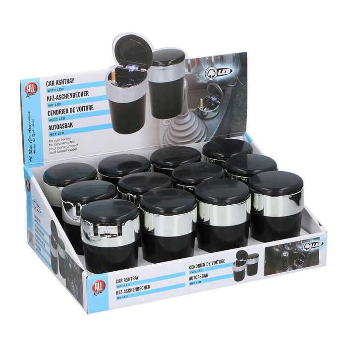 All Ride Cenicero para Coche con LED ø8 x 12,5 cm 1 All Ride Cenicero para Coche con LED ø8 x 12,5 cm 1