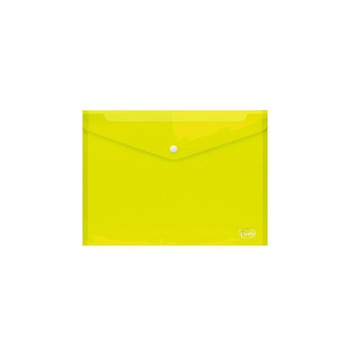 Dosier Sobre Forofis Pp Broche A4 Amarillo Traslucido (Set de 12)