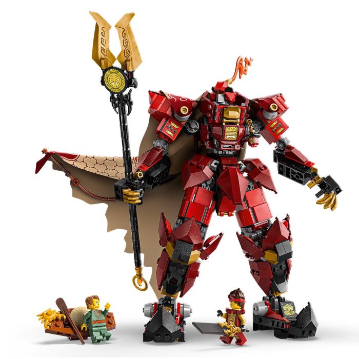 LEGO 71846 NINJAGO Fire Knight Mech Set de Construcción de Kai para Niños de 14 Años 2