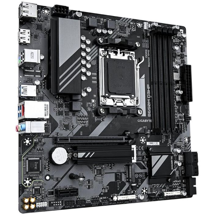 Gigabyte B650M D3HP Placa Base Socket AM5 DDR5 Micro ATX para AMD Ryzen 1 Gigabyte B650M D3HP Placa Base Socket AM5 DDR5 Micro ATX para AMD Ryzen 1