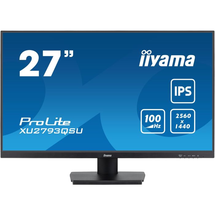 Iiyama ProLite XU2793QSU-B7 Monitor IPS 27" WQHD 2560x1440 100Hz 1ms 300cd/m² Negro 1 Iiyama ProLite XU2793QSU-B7 Monitor IPS 27" WQHD 2560x1440 100Hz 1ms 300cd/m² Negro 1