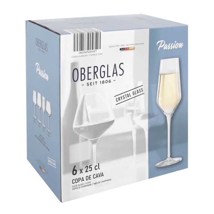 Inde Set 6 Copas Champagne Passion 25Cl 23cm 2