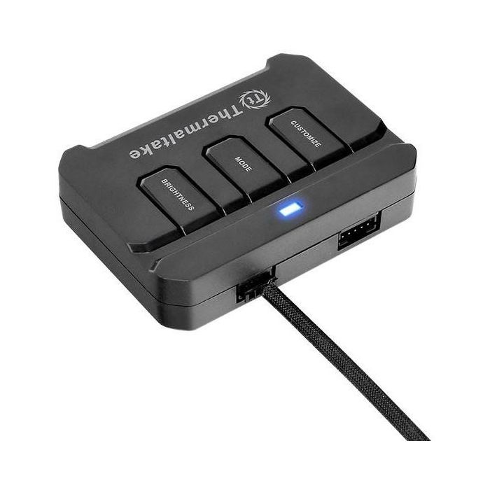 Thermaltake Lumi RGB Strip 3Pack - Tira LED Interior Multicolores 256C con 12 Bombillas, Corte a Medida y Brillo Ajustable (3 Unidades) 3