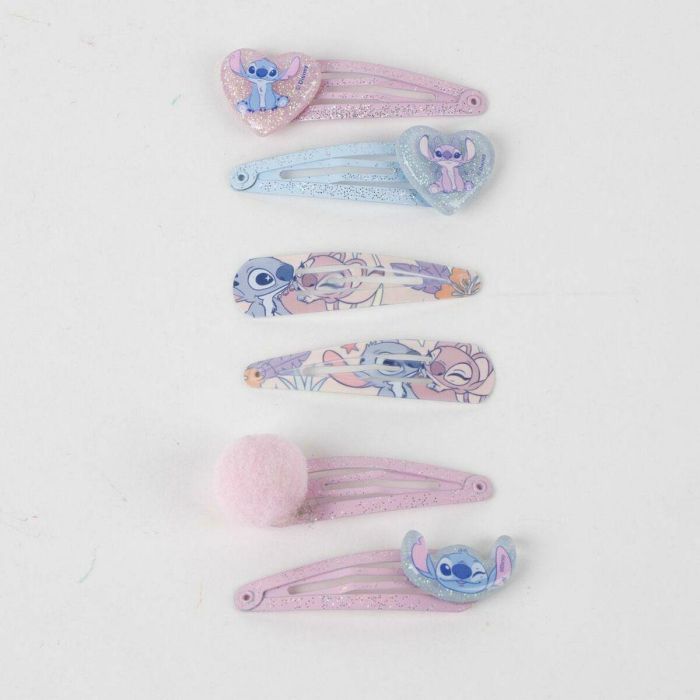 Cerdá Clips de Pelo Stitch - Set de 6 Piezas, Accesorios Infantiles, Azul 6 Cerdá Clips de Pelo Stitch - Set de 6 Piezas, Accesorios Infantiles, Azul 6