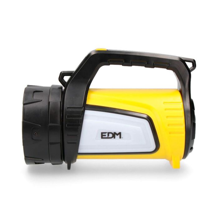 Edm Linterna de cañón multifunción 10W 350lm + 3W 100lm + rojo 3W 20lm, power bank, alcance 500m 1