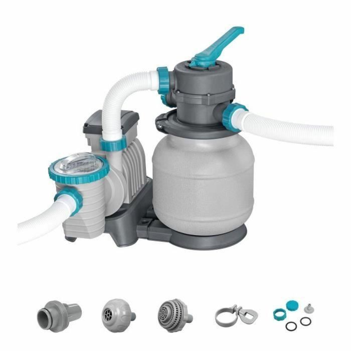 Bestway BES6941607361320 Bomba de filtración de arena para piscinas hasta 42 m³ 6.056 L/h con prefiltro 0 Bestway BES6941607361320 Bomba de filtración de arena para piscinas hasta 42 m³ 6.056 L/h con prefiltro 0