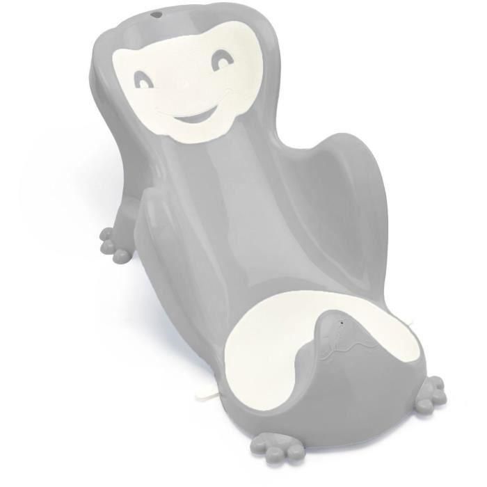 Thermobaby Soporte de Baño para Bebé Babycoon con Zonas Blandas Bimaterial para Confort y Seguridad, Ventosas y Acabado Gris Charme Thermobaby Soporte de Baño para Bebé Babycoon con Zonas Blandas Bimaterial para Confort y Seguridad, Ventosas y Acabado Gris Charme