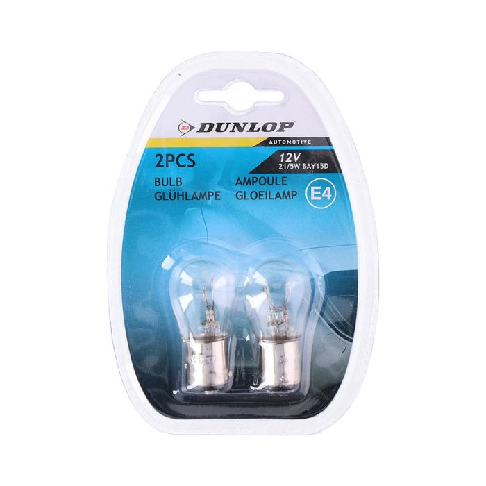 Dunlop Pack 2 bombillas coche 12v 21/5w recambio automoción 0 Dunlop Pack 2 bombillas coche 12v 21/5w recambio automoción 0
