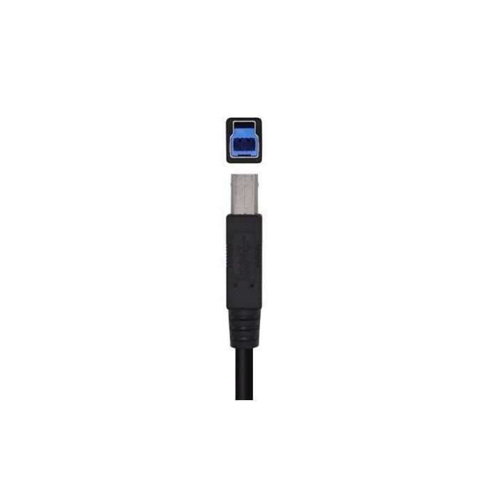 AISENS - CABLE USB 3.0 IMPRESORA TIPO A/M-B/M, NEGRO, 3.0M 1 AISENS - CABLE USB 3.0 IMPRESORA TIPO A/M-B/M, NEGRO, 3.0M 1