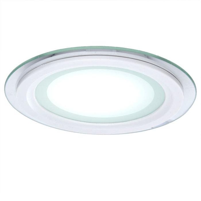 Foco Downlight LED 12W 1200Lm 6000ºK Circular   Cristal Ø160Mm 40.000H [GR-MB01-12W-CW] 1