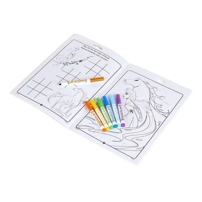 Crayola Libro de Actividades Disney Frozen con 7 Rotuladores Lavables 3 Crayola Libro de Actividades Disney Frozen con 7 Rotuladores Lavables 3
