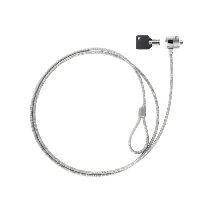 TOOQ Cable de seguridad T-LOCK con llave para portatiles 1.5 metros