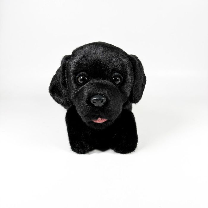 Peluche Labrador Negro Tumbado 25Cm 939D00286 Bocalan 2