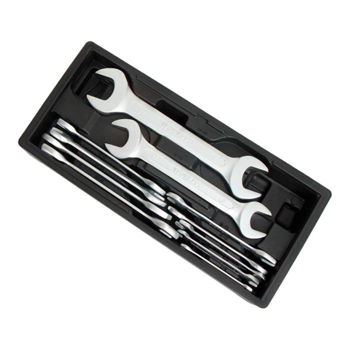 Llaves fijas de doble boca, juego 11 piezas 1 Llaves fijas de doble boca, juego 11 piezas 1