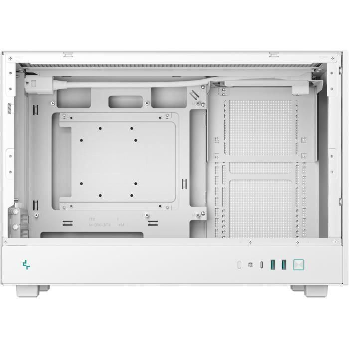 Deepcool Caja Ordenador Gaming Micro Torre CH260 Blanco - Soporte para Radiadores 360mm, Ventiladores Múltiples, USB Tipo C, Vidrio Templado 2 Deepcool Caja Ordenador Gaming Micro Torre CH260 Blanco - Soporte para Radiadores 360mm, Ventiladores Múltiples, USB Tipo C, Vidrio Templado 2