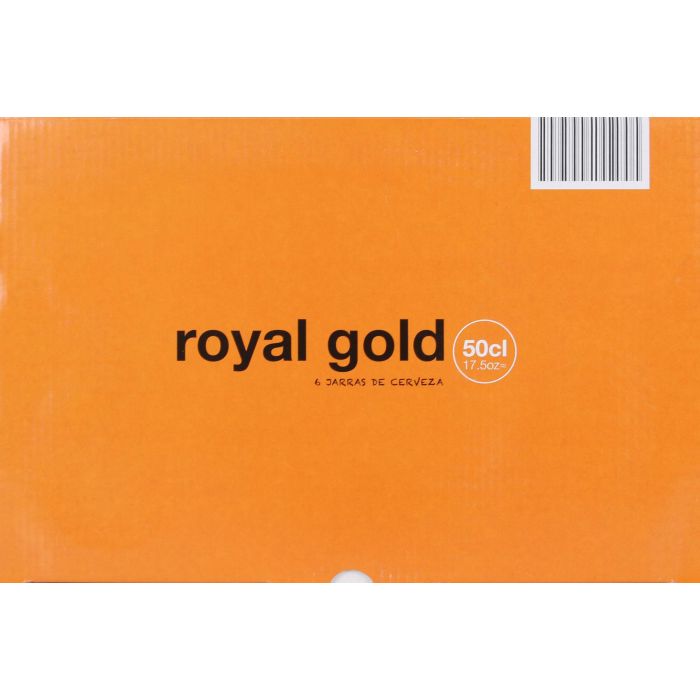 Royal Leerdam Set 6 Jarra Cerveza 50 cl Royal Gold 3