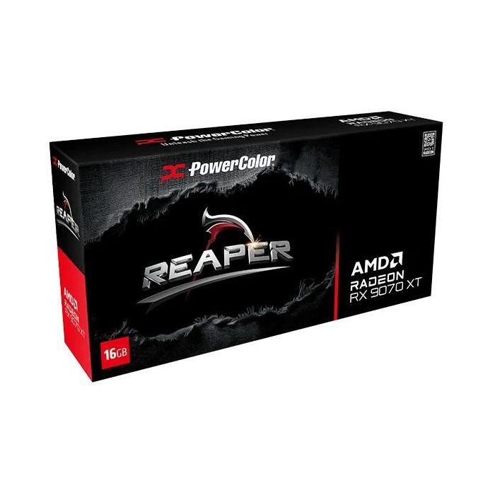 PowerColor Radeon RX 9070 XT 16GB GDDR6 3 Ventiladores Reaper Tarjeta Gráfica Gaming PCI Express 5.0 5 PowerColor Radeon RX 9070 XT 16GB GDDR6 3 Ventiladores Reaper Tarjeta Gráfica Gaming PCI Express 5.0 5