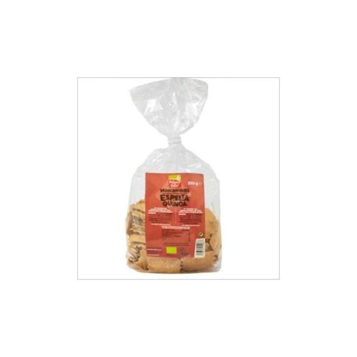 LA FINESTRA SUL CIELO Mini Crackers de Espelta y Quinoa 250g Bio Vegano, snack ecológico crujiente