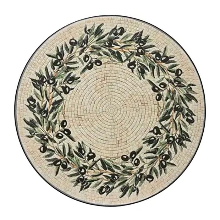 Mesa metálica/mosaico atenas color negro para exterior 1