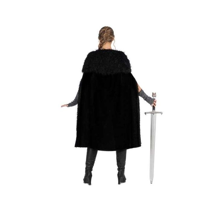 Disfraz dama del norte capa con correaje, túnica, cinturón y mitones talla l 2 Disfraz dama del norte capa con correaje, túnica, cinturón y mitones talla l 2