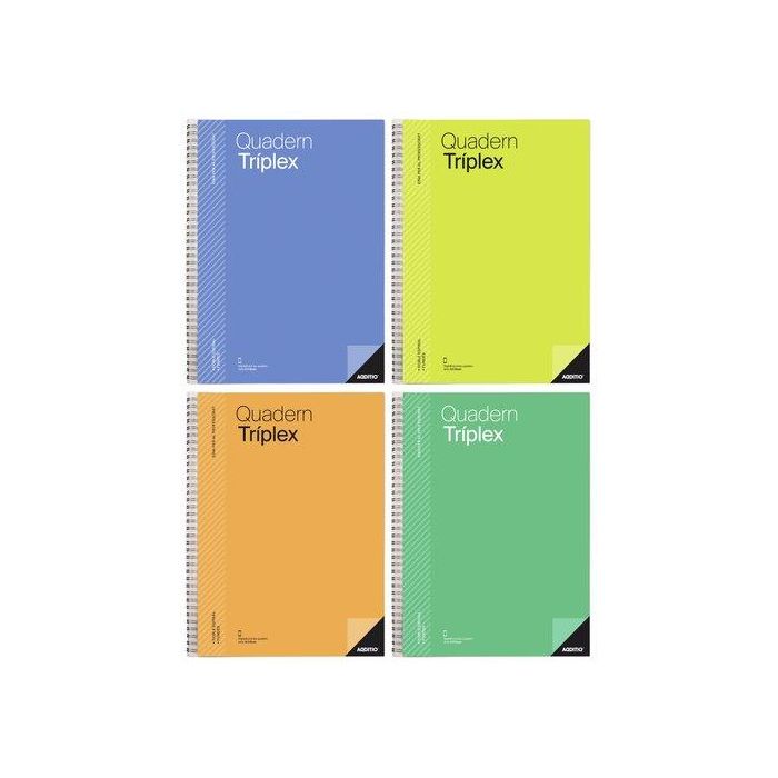 Additio Cuaderno Triplex Evaluación Continua Plan Semanal y Tutorías, 6 Fundas, 225x310 mm