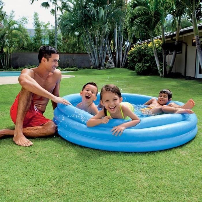 Piscina INTEX Crystal Blue - 147 x 33 cm - 3 hilos 1 Piscina INTEX Crystal Blue - 147 x 33 cm - 3 hilos 1