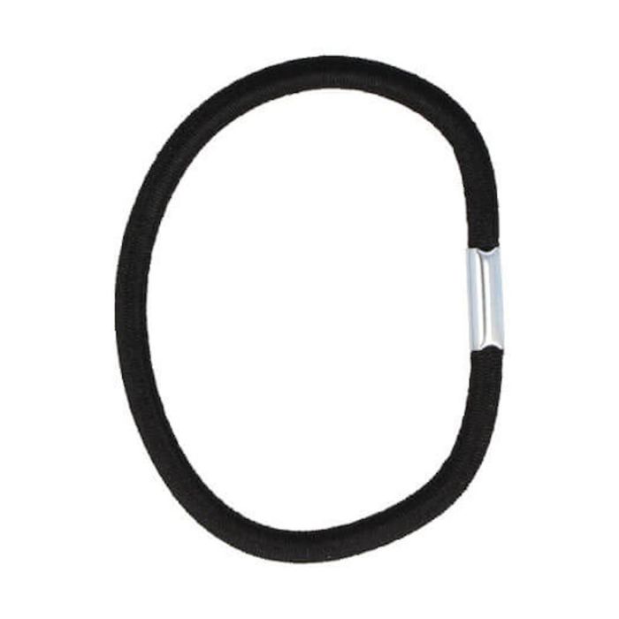 Eurostil Cabello gomas gruesas negro negro pack 8un Eurostil Cabello gomas gruesas negro negro pack 8un