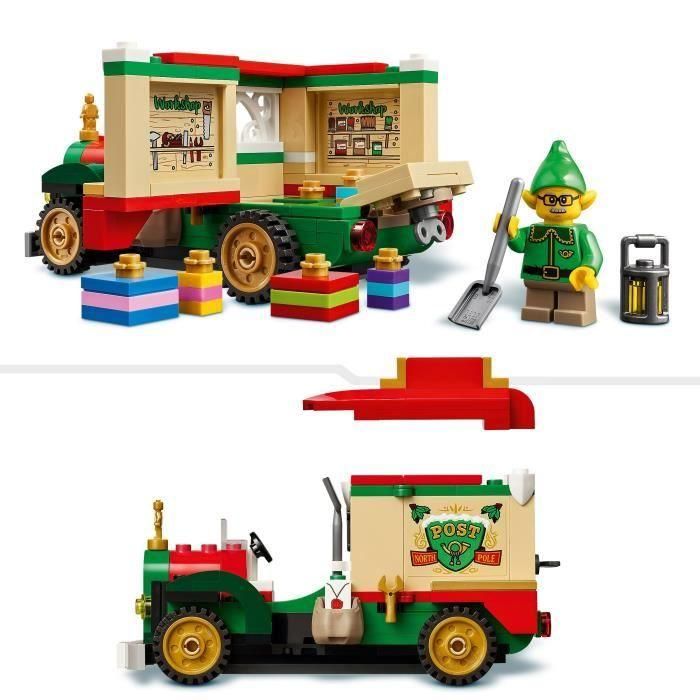 LEGO 40746 Camión de reparto de Papá Noel: juguete para niños de 8 años y decoración navideña 2