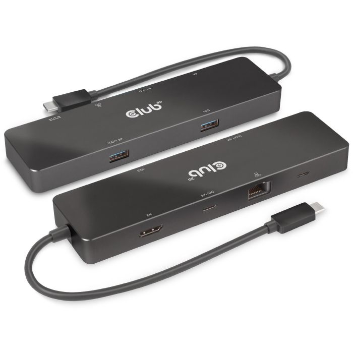 Club3D USB-C 6in1-HUB >HDMI/2xUSB-C/2xUSB/LAN 8K30Hz PD100W 11 Club3D USB-C 6in1-HUB >HDMI/2xUSB-C/2xUSB/LAN 8K30Hz PD100W 11