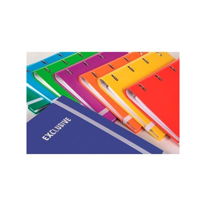Pacsa Carpeta Anillas 4 X 35 mm Exclusive Carpeblock C-Recambio 120H A4 5x5+Greca Cierre C-Goma C-Surtidos Pacsa Carpeta Anillas 4 X 35 mm Exclusive Carpeblock C-Recambio 120H A4 5x5+Greca Cierre C-Goma C-Surtidos