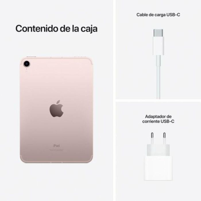 Tablet Apple mini Octa Core 4 GB RAM 64 GB Rosa 8,3" 9 Tablet Apple mini Octa Core 4 GB RAM 64 GB Rosa 8,3" 9