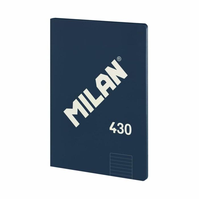Milan libreta encolada a4 48h papel 95 gr pautado 1 línea 7mm serie 1918 azul 5 Milan libreta encolada a4 48h papel 95 gr pautado 1 línea 7mm serie 1918 azul 5