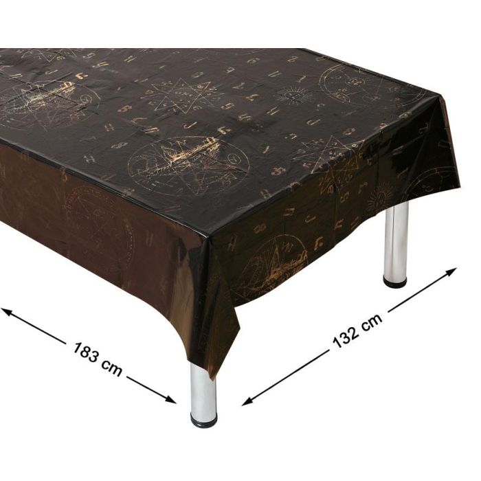Mantel Rectangular 183x132 cm con Símbolos Ouija y Pentáculos para Fiestas Temáticas 0 Mantel Rectangular 183x132 cm con Símbolos Ouija y Pentáculos para Fiestas Temáticas 0