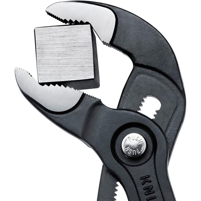 Knipex Tenazas ajustables cobra® 8701250, ajuste automático, mordazas templadas, 240x44x14mm, rojo/negro 4 Knipex Tenazas ajustables cobra® 8701250, ajuste automático, mordazas templadas, 240x44x14mm, rojo/negro 4