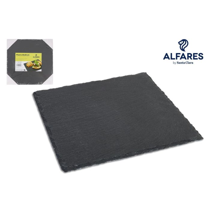 Santa Clara Plato Pizarra 25 cm x 25 cm "Alfares" (12 Unidades) 0 Santa Clara Plato Pizarra 25 cm x 25 cm "Alfares" (12 Unidades) 0