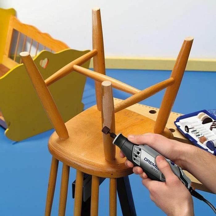Dremel 3000 Herramienta Multiusos 130W Kit con 25 Accesorios Originales, Eje Flexible y EZ SpeedClic, con Caja 10 Dremel 3000 Herramienta Multiusos 130W Kit con 25 Accesorios Originales, Eje Flexible y EZ SpeedClic, con Caja 10