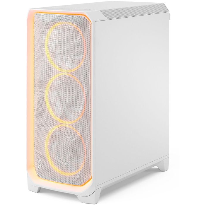 Fractal Design Meshify 3 Ambience Pro RGB White TG Clear Tint - Caja Torre ATX, Blanco, Vidrio Templado, Refrigeración Avanzada, FD-C-MES3A-05 6 Fractal Design Meshify 3 Ambience Pro RGB White TG Clear Tint - Caja Torre ATX, Blanco, Vidrio Templado, Refrigeración Avanzada, FD-C-MES3A-05 6