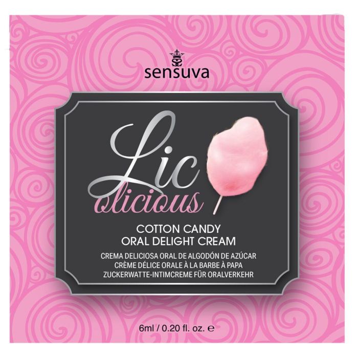 Lubricante con Sabor Sensuva Algodón de Azúcar 6 ml Lubricante con Sabor Sensuva Algodón de Azúcar 6 ml