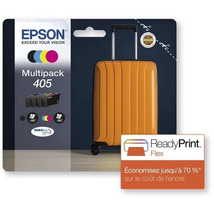 Epson Tinta Bk -C - M -Y Multipack Workforce Pro Wf-3820Dwf, Wf-3825Dwf, Wf-4820Dwf, Wf-4825Dwf, Wf-4830Dwf, Wf-7830Dtwf, Wf-7835Dtwf, Wf-7840Dtwf - Nº 405 3