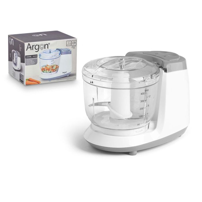 Trituradora Argon 2 velocidades, 2 cuchillas, 350W, 400 ml, 18x14.5x11 cm (6 Unidades) Trituradora Argon 2 velocidades, 2 cuchillas, 350W, 400 ml, 18x14.5x11 cm (6 Unidades)