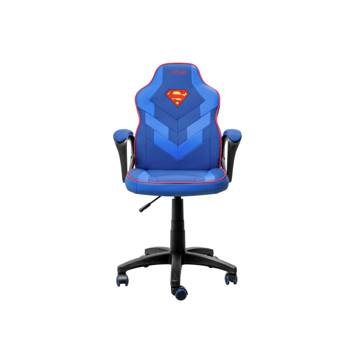 Trust GXT 703SM Revvo Silla Gaming Universal 25741 | Soporta 110 kg, Color Azul y Rojo