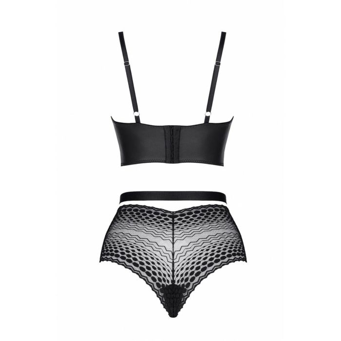 Conjunto de Lencería Demoniq Negro L 2 Conjunto de Lencería Demoniq Negro L 2
