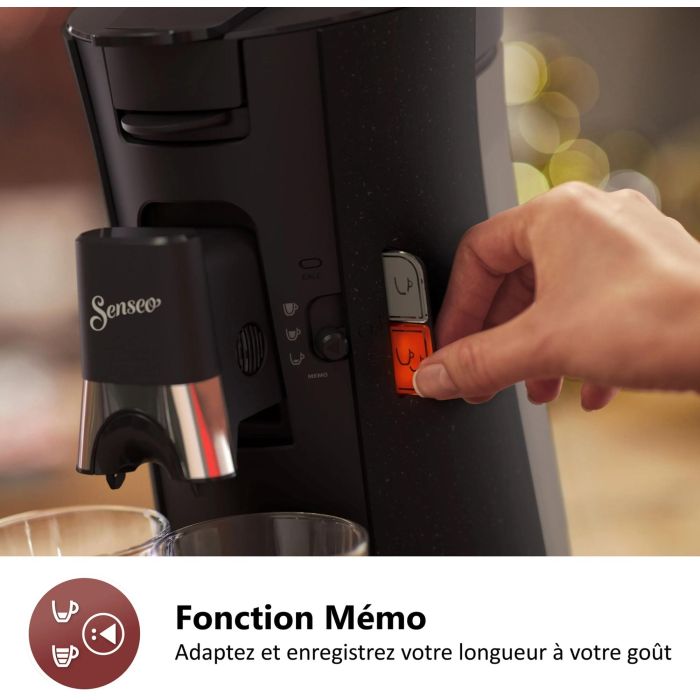 Philips Cafetera en Monodosis Senseo Select Eco CSA240 / 21 5 Philips Cafetera en Monodosis Senseo Select Eco CSA240 / 21 5