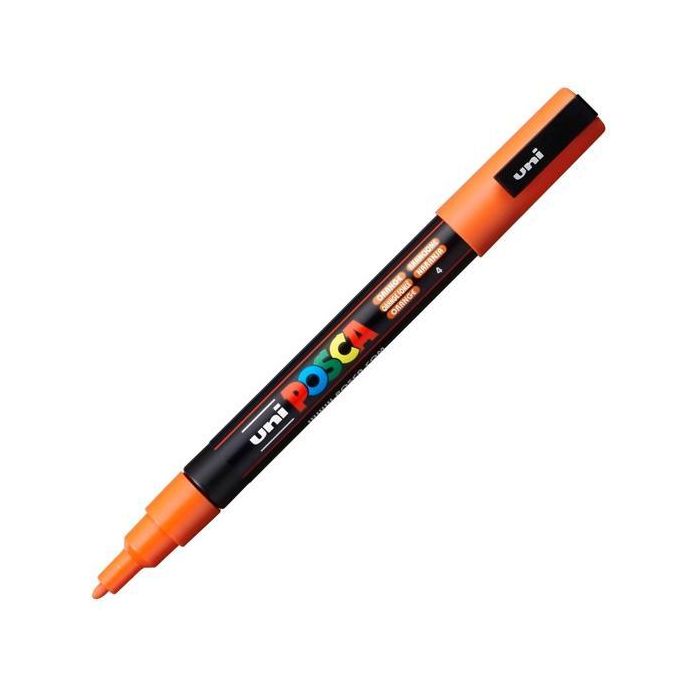 Posca Marcador Pc-3M Punta Cónica 0,9 - 1,3 mm Naranja Posca Marcador Pc-3M Punta Cónica 0,9 - 1,3 mm Naranja