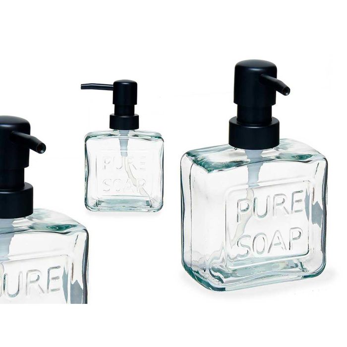 Dispensador de Jabón Transparente 250 ml Berilo - 9x15x5 cm (12 Unidades) Dispensador de Jabón Transparente 250 ml Berilo - 9x15x5 cm (12 Unidades)