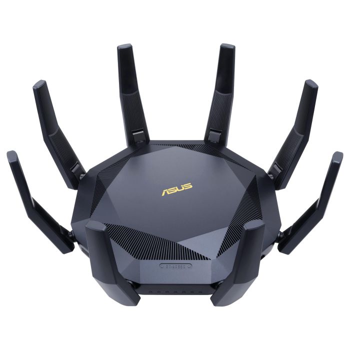 ASUS RT-AX89X Router WiFi 6 AX6000 Dual Band Negro 8 Antenas 2.4GHz 5GHz Ethernet MU-MIMO Mesh 2 Puertos USB 3.0 6