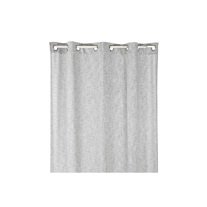 DKD Home Decor Cortina Básicos de Poliéster Gris. Medidas 270 x 140 cm. Pack de 2 Unidades. 1 DKD Home Decor Cortina Básicos de Poliéster Gris. Medidas 270 x 140 cm. Pack de 2 Unidades. 1