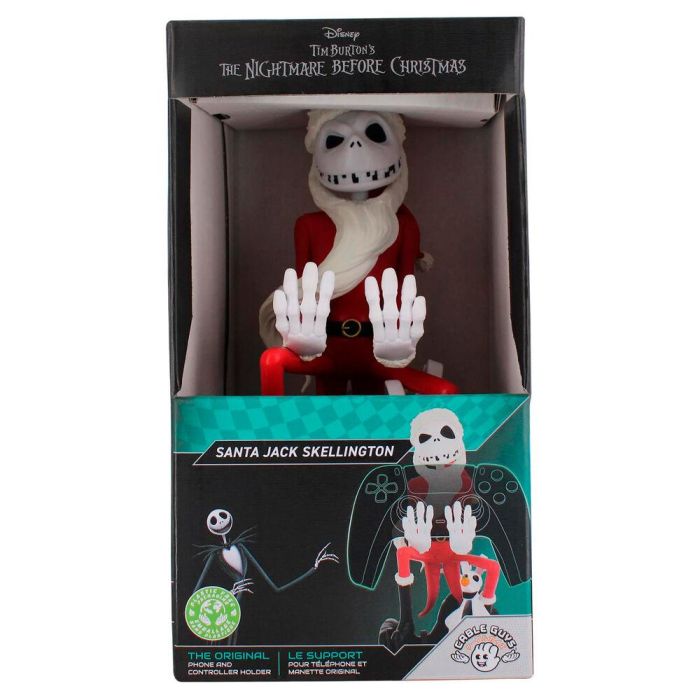 Cable Guy por EXQUISITE GAMING - Soporte Universal Santa Jack de Pesadilla Antes de Navidad Disney 20cm para Mandos/Móviles PlayStation/Xbox/iPhone 4 Cable Guy por EXQUISITE GAMING - Soporte Universal Santa Jack de Pesadilla Antes de Navidad Disney 20cm para Mandos/Móviles PlayStation/Xbox/iPhone 4